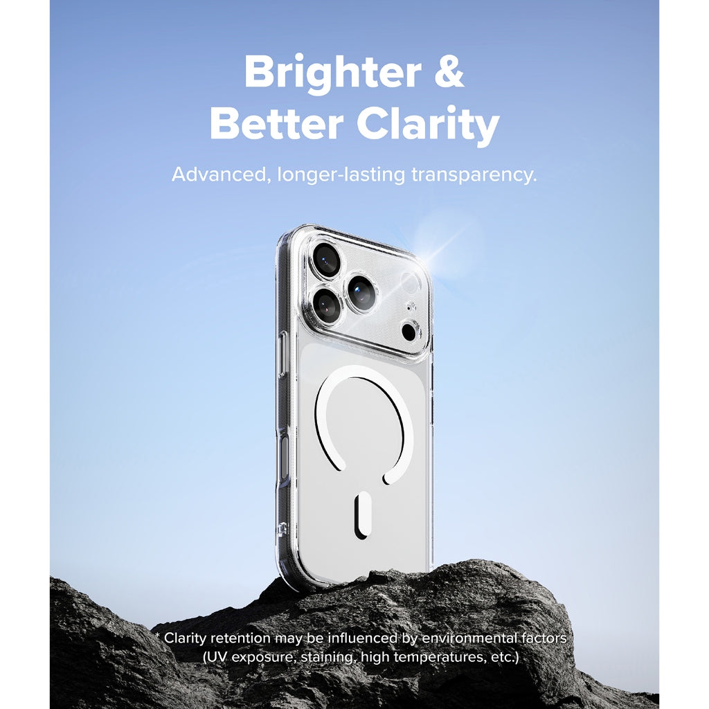 Ringke Fusion Magnetic for iPhone 17 Pro Max 17 Pro Clear Scratch Resistant Protective Cover Case