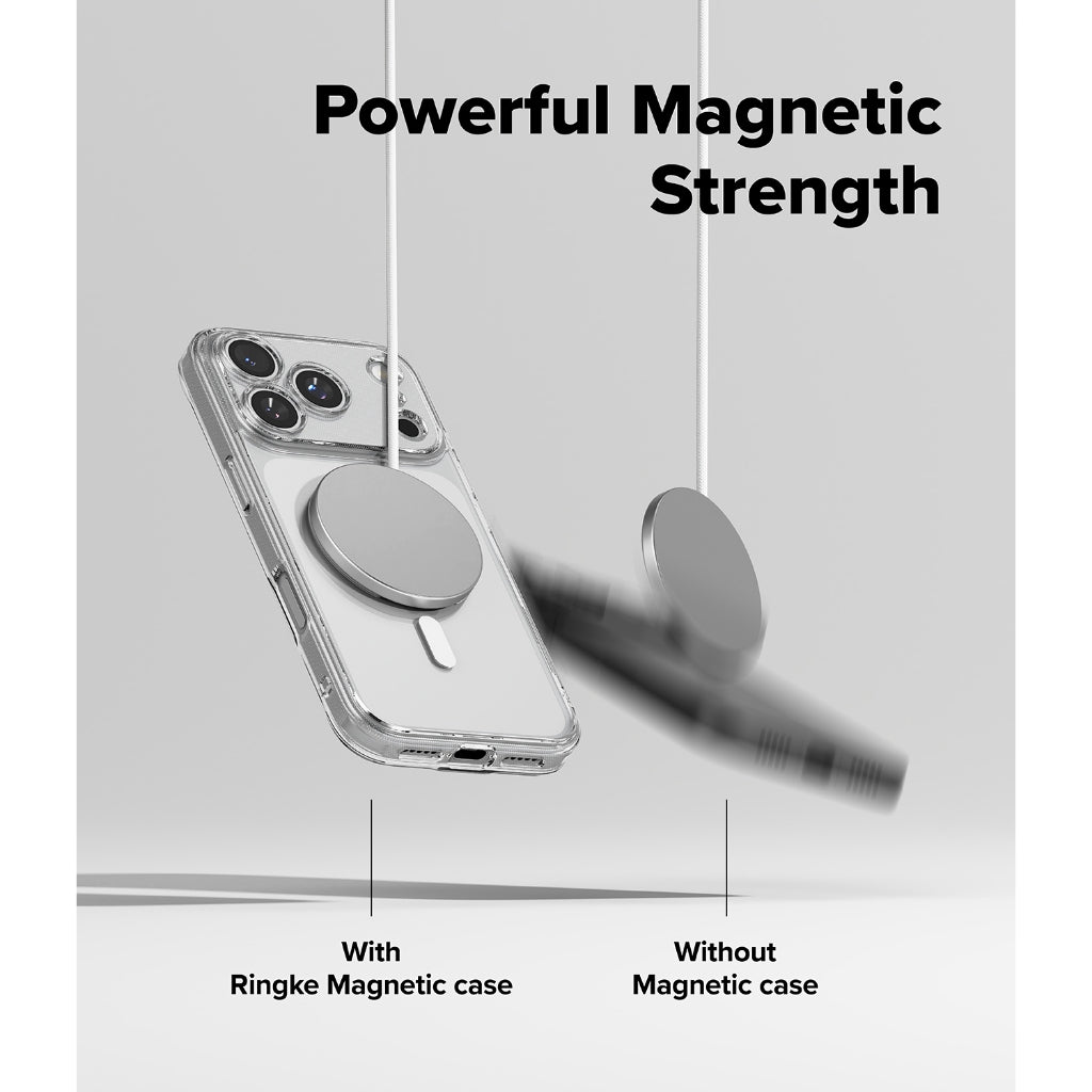 Ringke Fusion Magnetic for iPhone 17 Pro Max 17 Pro Clear Scratch Resistant Protective Cover Case