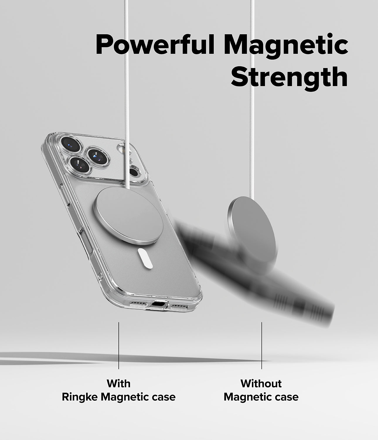 Ringke Fusion Magnetic for iPhone 17 Pro Max 17 Pro Clear Scratch Resistant Protective Cover Case