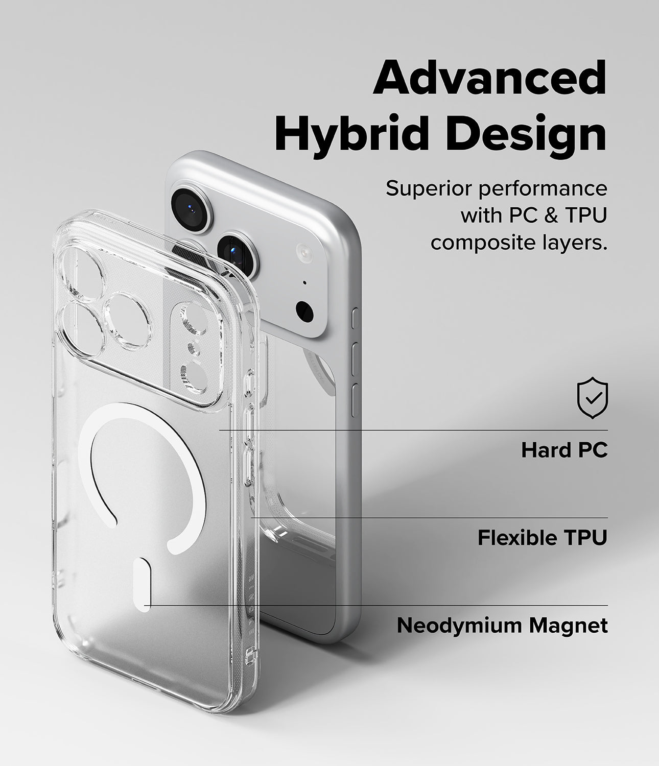 Ringke Fusion Magnetic for iPhone 17 Pro Max 17 Pro Clear Scratch Resistant Protective Cover Case
