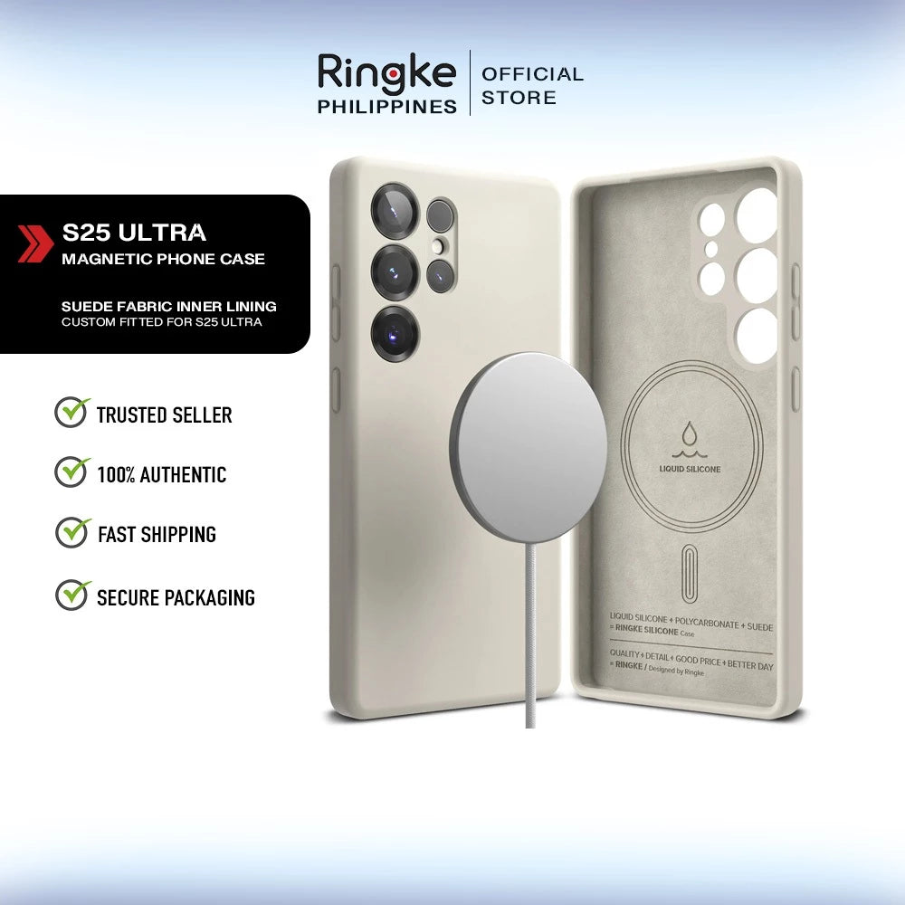 Ringke Silicone Magnetic Case for Samsung Galaxy S25 Ultra