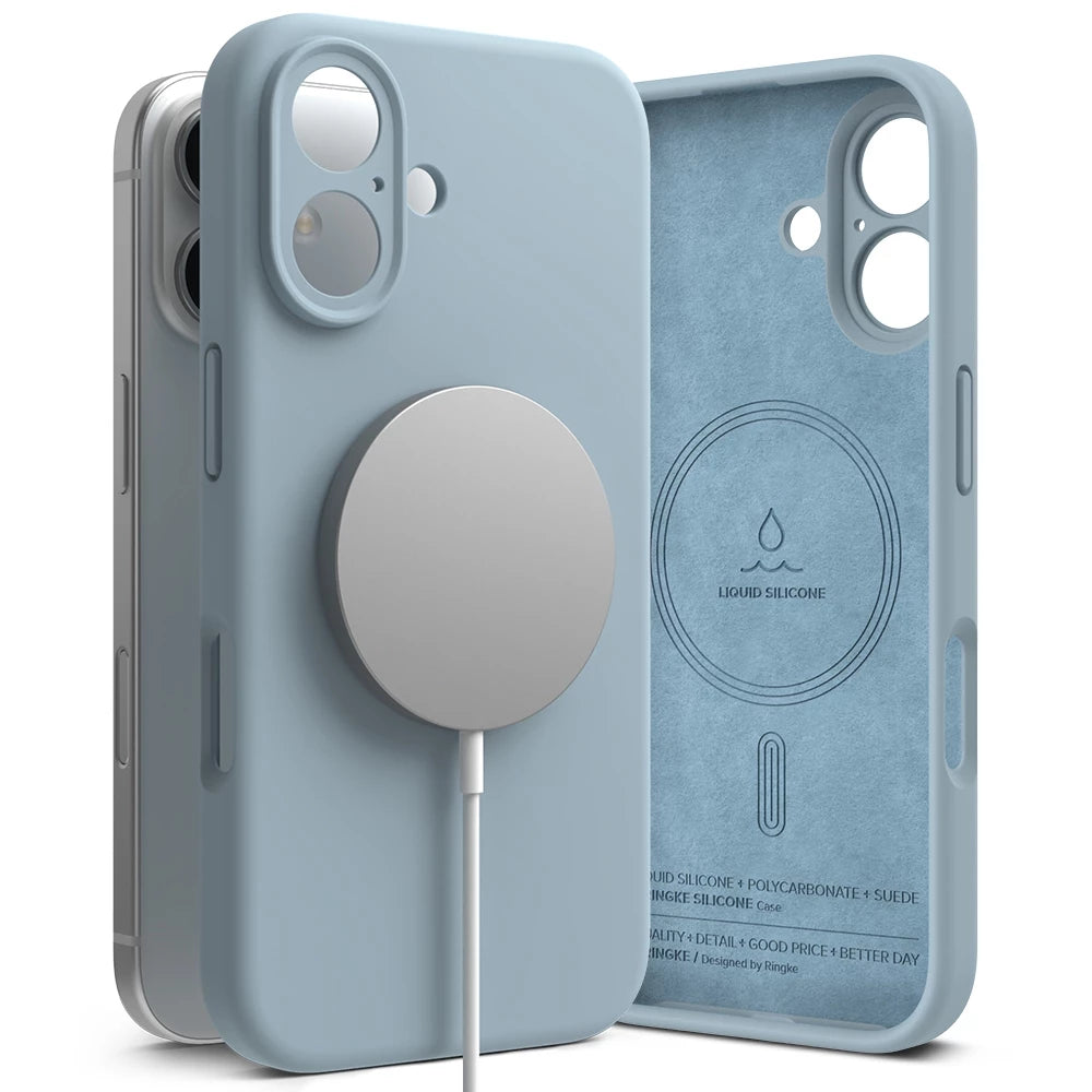 Ringke Silicone Magnetic Case for Apple iPhone 16 Plus