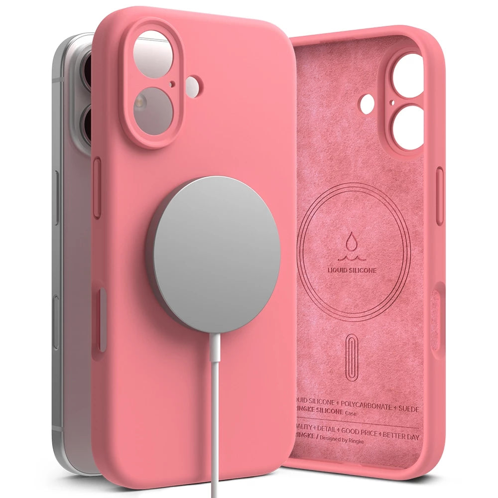 Ringke Silicone Magnetic Case for Apple iPhone 16 Plus