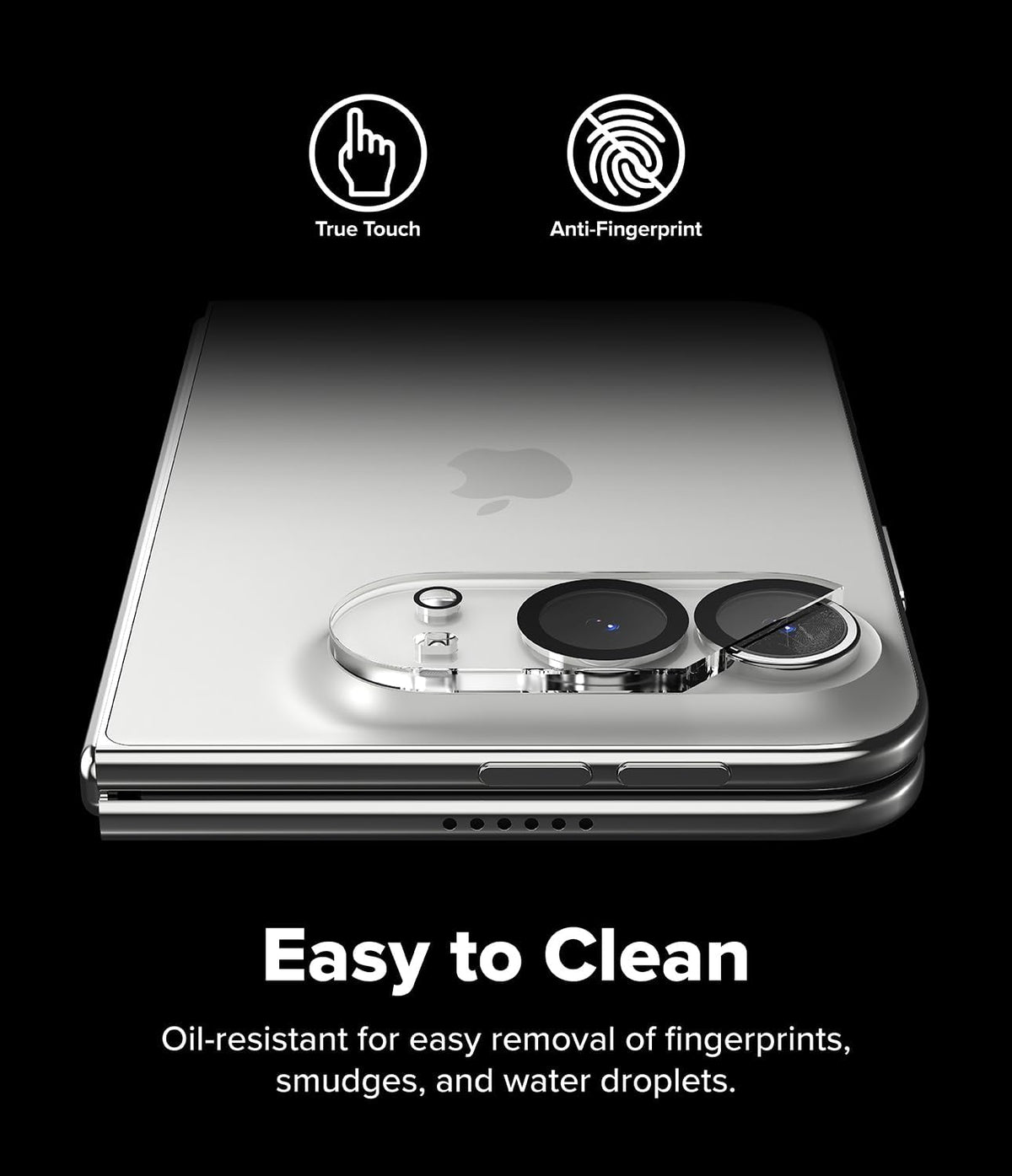 Ringke Camera Full Tempered Glass Protector for Apple iPhone Duo