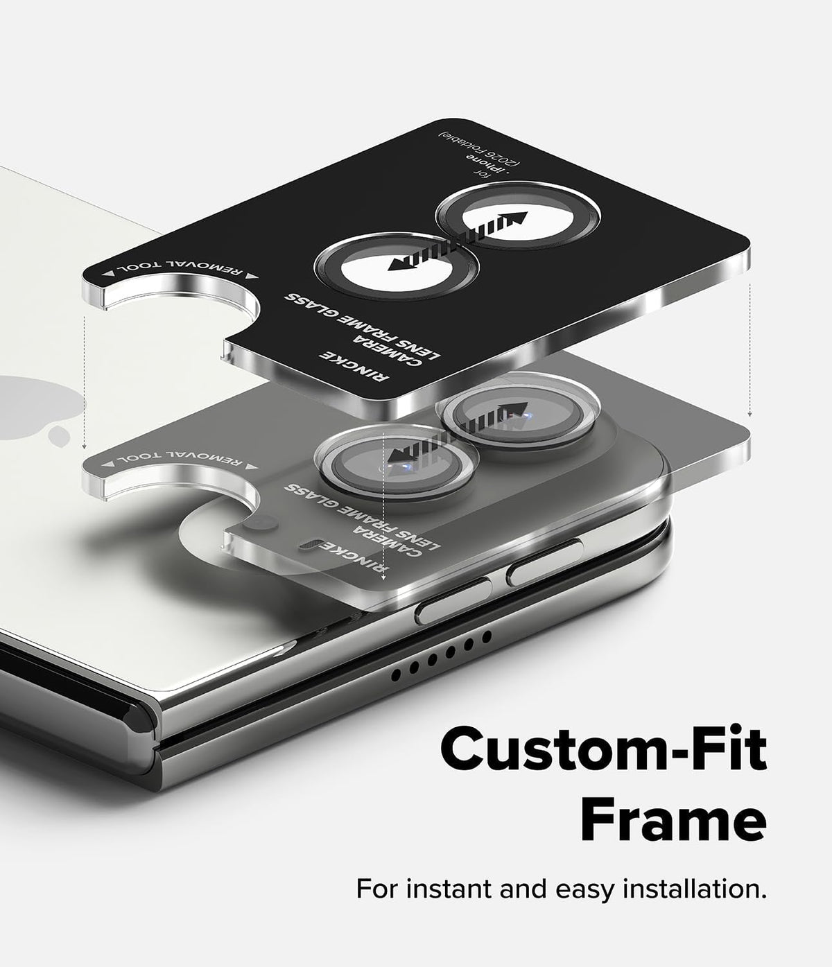 Ringke Camera Lens Frame Protector for Apple iPhone Duo