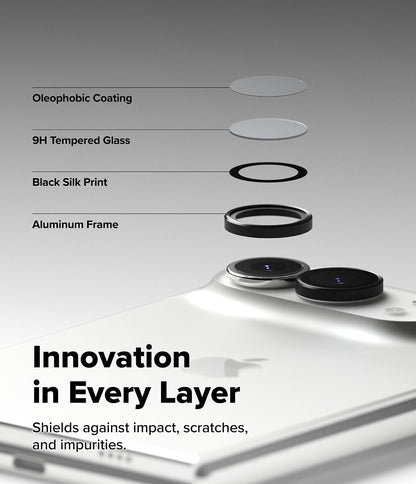 Ringke Camera Lens Frame Protector for Apple iPhone Duo