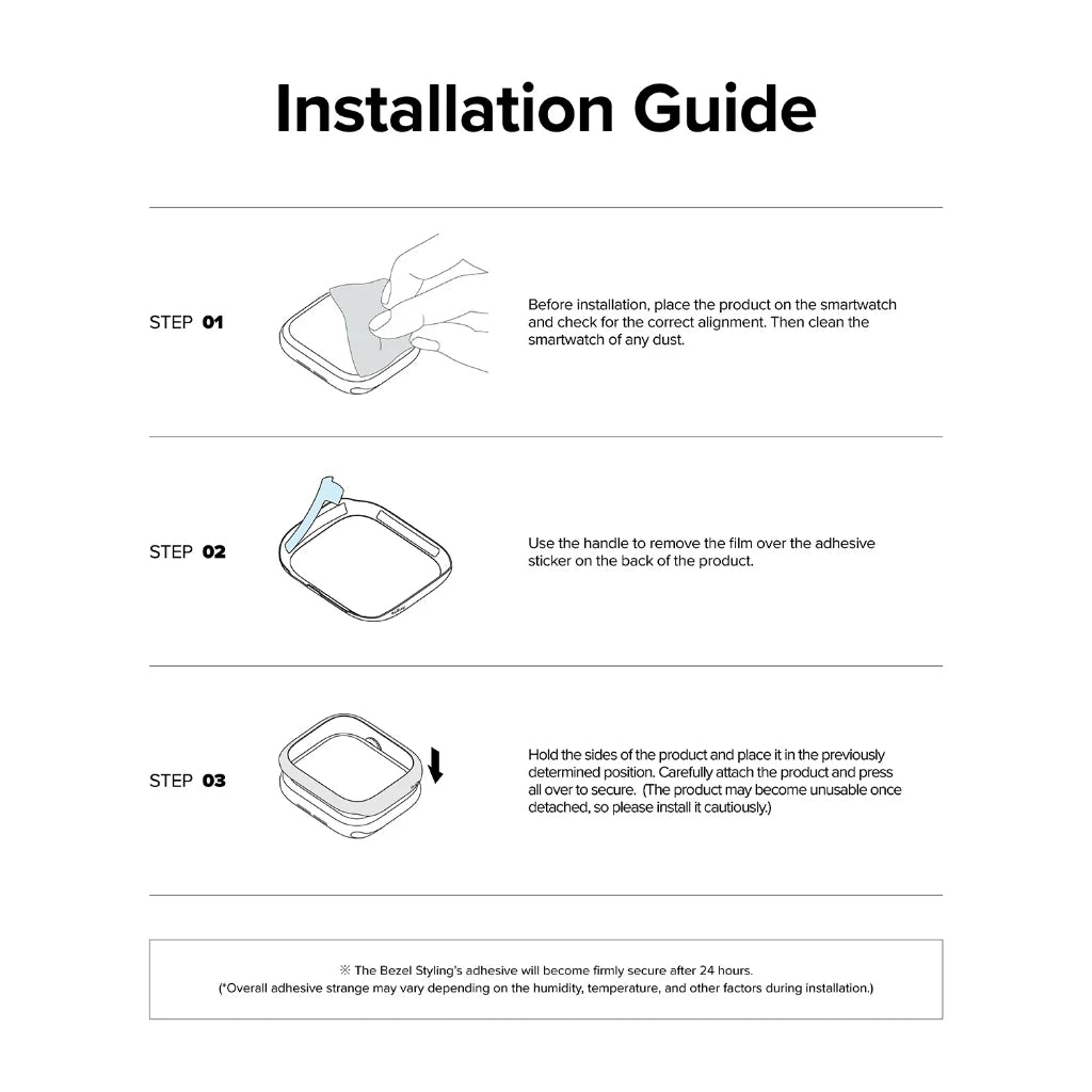 Ringke Bezel Styling for Apple Watch 10 46mm Frame Protection - Metal Smartwatch Accessory