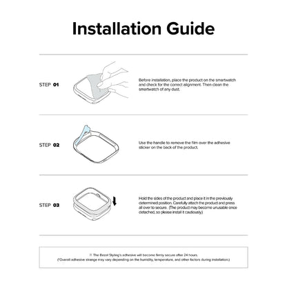 Ringke Bezel Styling for Apple Watch 10 46mm Frame Protection - Metal Smartwatch Accessory