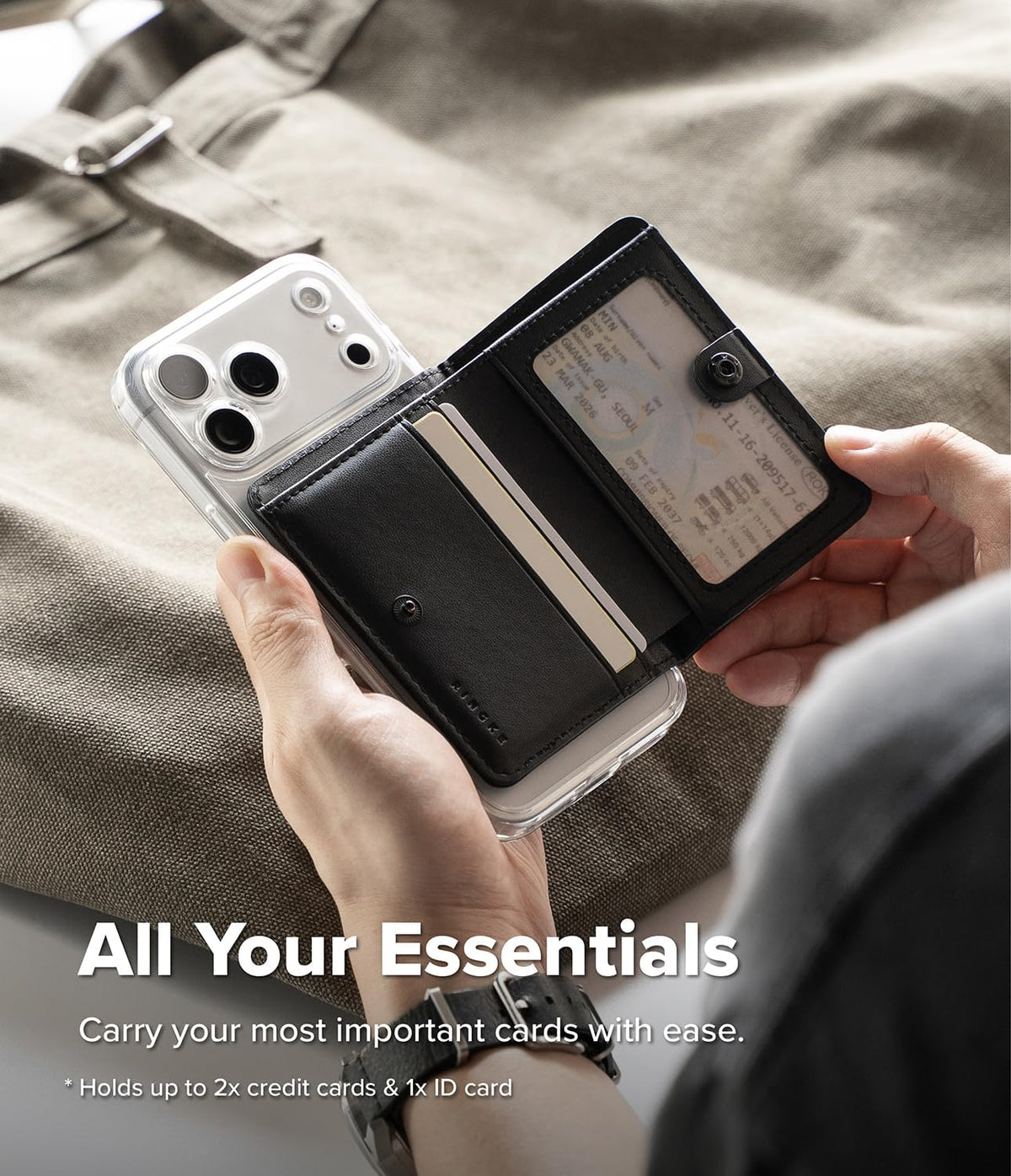 Ringke Tech Wallet Magnetic - MagSafe Phone Wallet