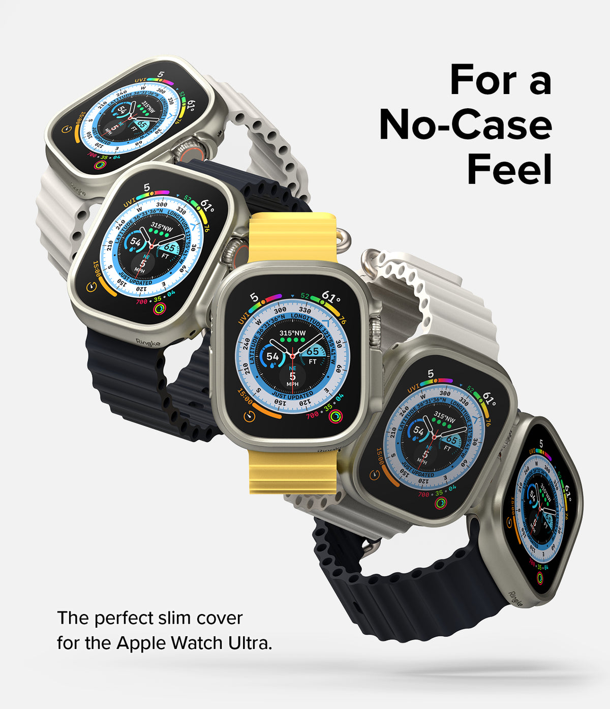 Ringke Slim Case Compatible for Apple Watch Ultra 4 / 3 / 2 / 1 - No Actual Smartwatch Included