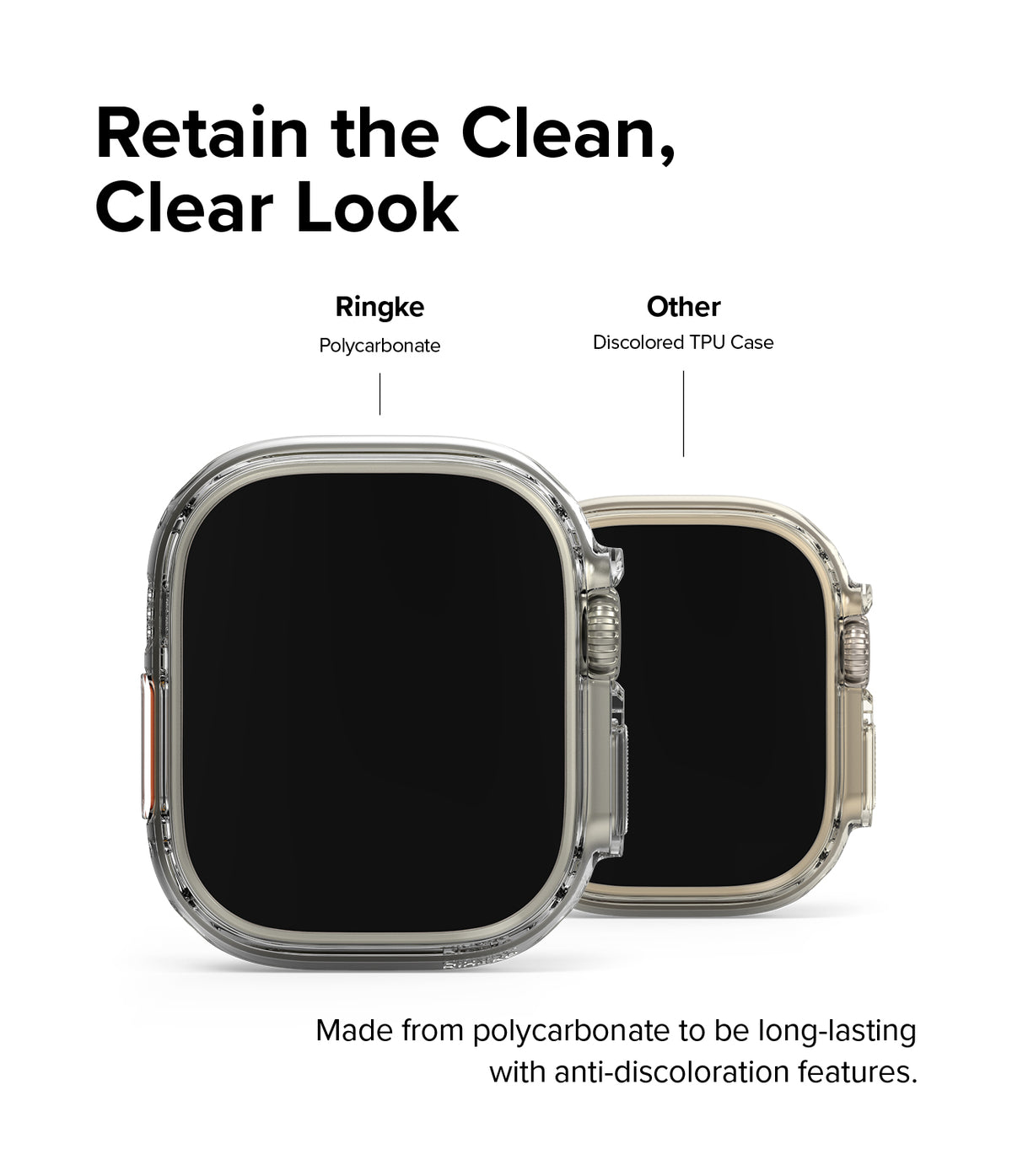 Ringke Slim Case Compatible for Apple Watch Ultra 4 / 3 / 2 / 1 - No Actual Smartwatch Included