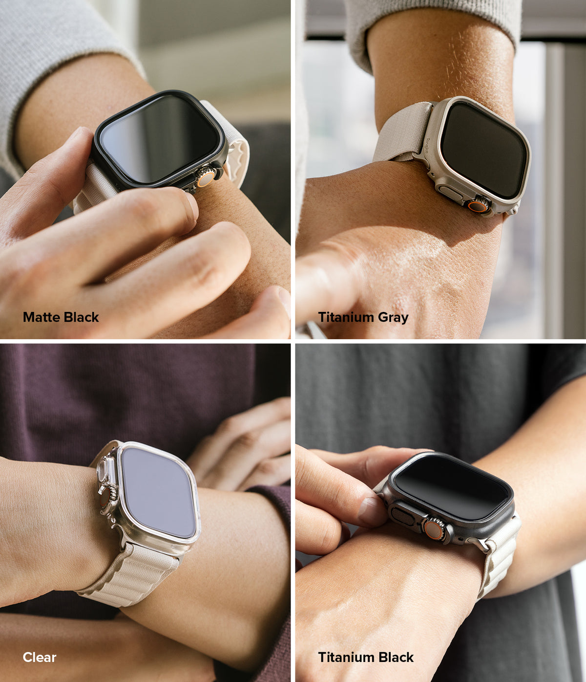 Ringke Slim Case Compatible for Apple Watch Ultra 4 / 3 / 2 / 1 - No Actual Smartwatch Included