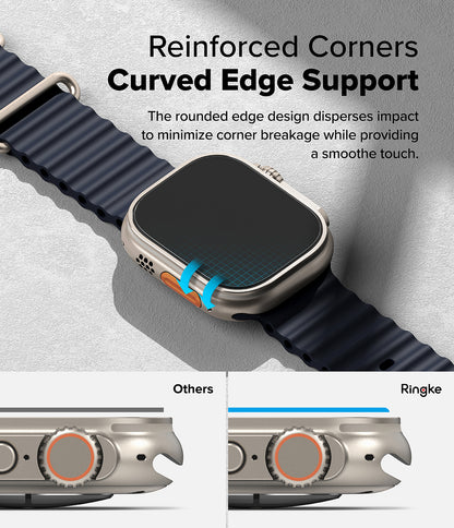 Ringke Easy Slide Tempered Glass for Apple Watch Ultra 4 / 3 / 2 / 1 - Screen Protector