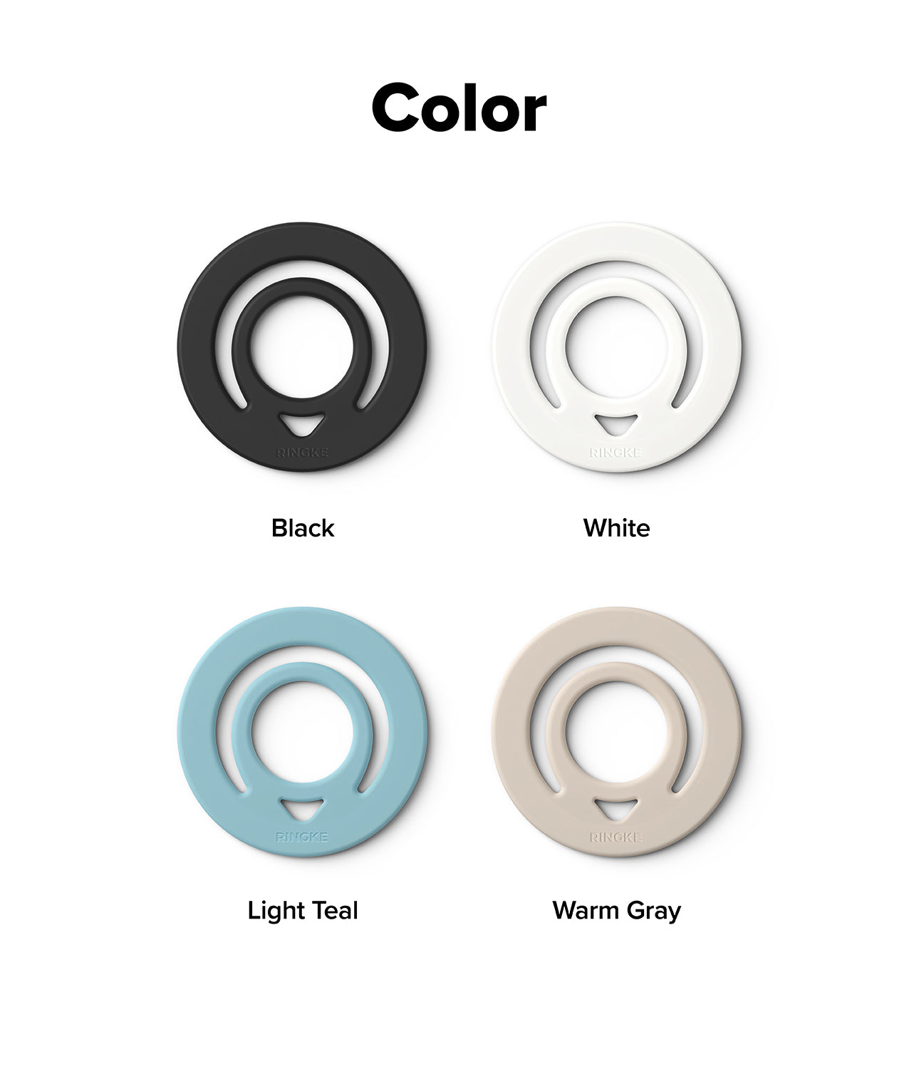Ringke Dual Magnetic Silicone Ring - Double Sided Magnet Ring Mobile Accessory