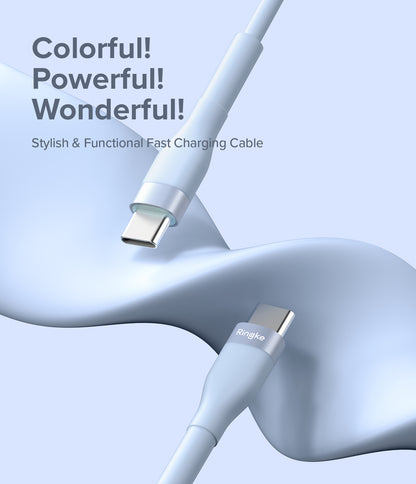 Ringke Fast Charging Pastel Cable - Type C to Type C