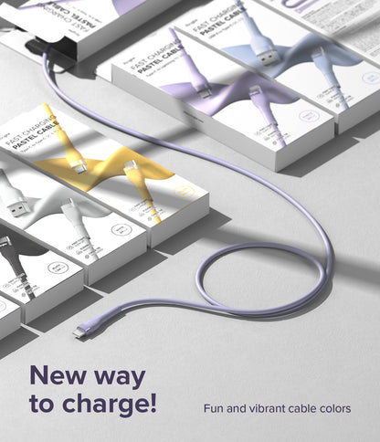 Ringke Fast Charging Pastel Cable - Type C to Type C