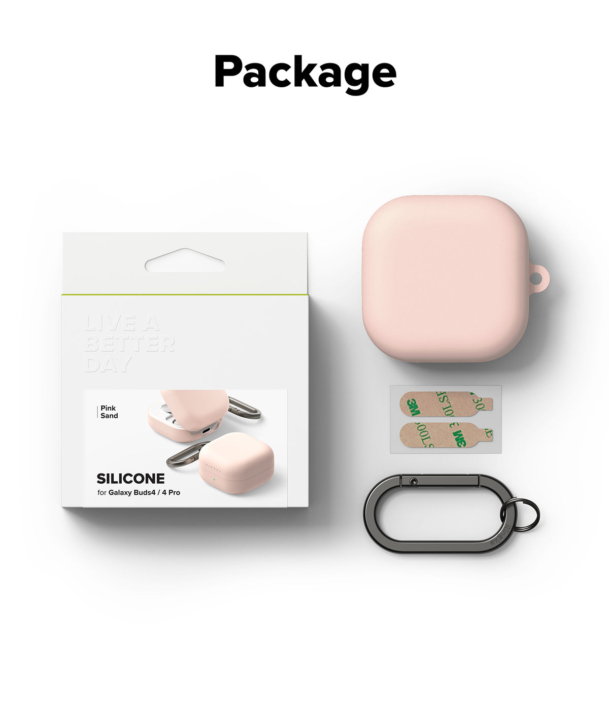 Ringke SIlicone Case for Samsung Galaxy Buds 4 / Buds 4 Pro