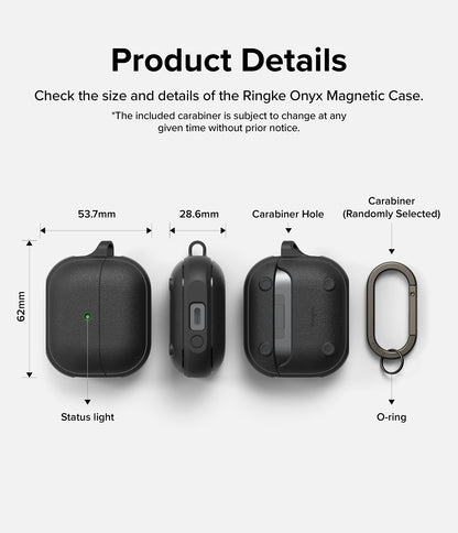 Ringke Onyx Magnetic Case Compatible for Samsung Galaxy Buds 3 / Buds 3 Pro / Buds 3 FE