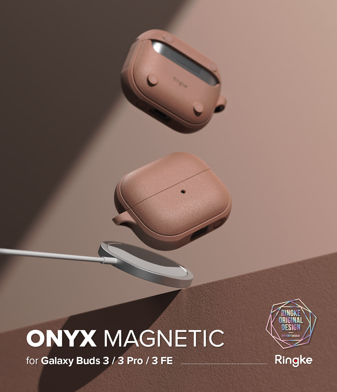Ringke Onyx Magnetic Case Compatible for Samsung Galaxy Buds 3 / Buds 3 Pro / Buds 3 FE