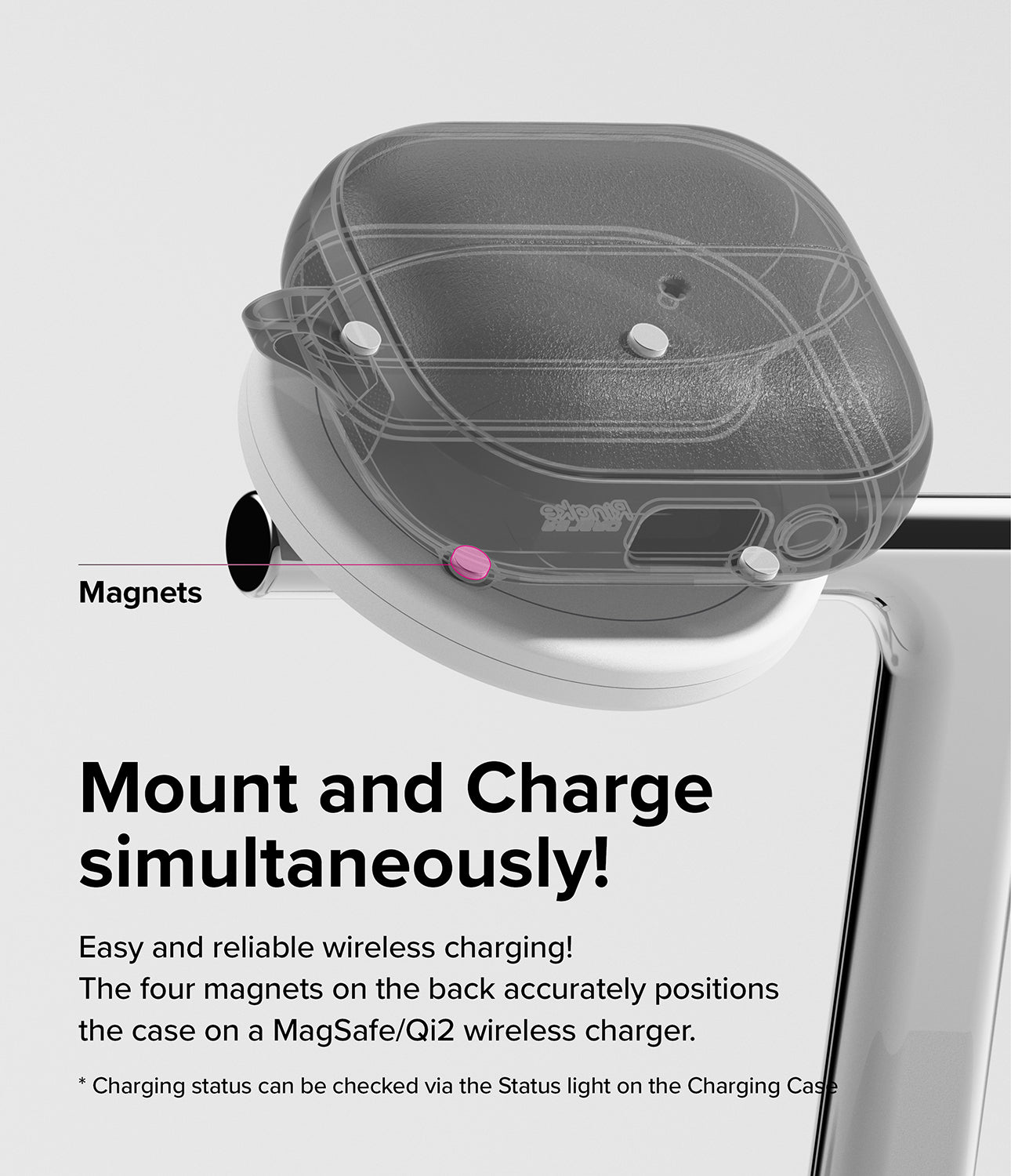 Ringke Onyx Magnetic Case Compatible for Samsung Galaxy Buds 3 / Buds 3 Pro / Buds 3 FE