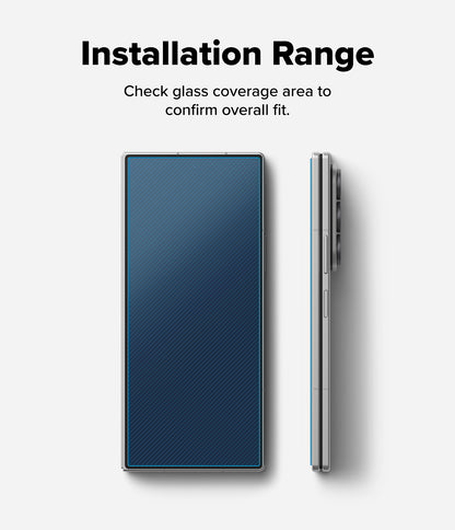 Ringke Easy Slide Cover Display Tempered Glass Screen Protector for Samsung Galaxy Z Fold 8 Ultra