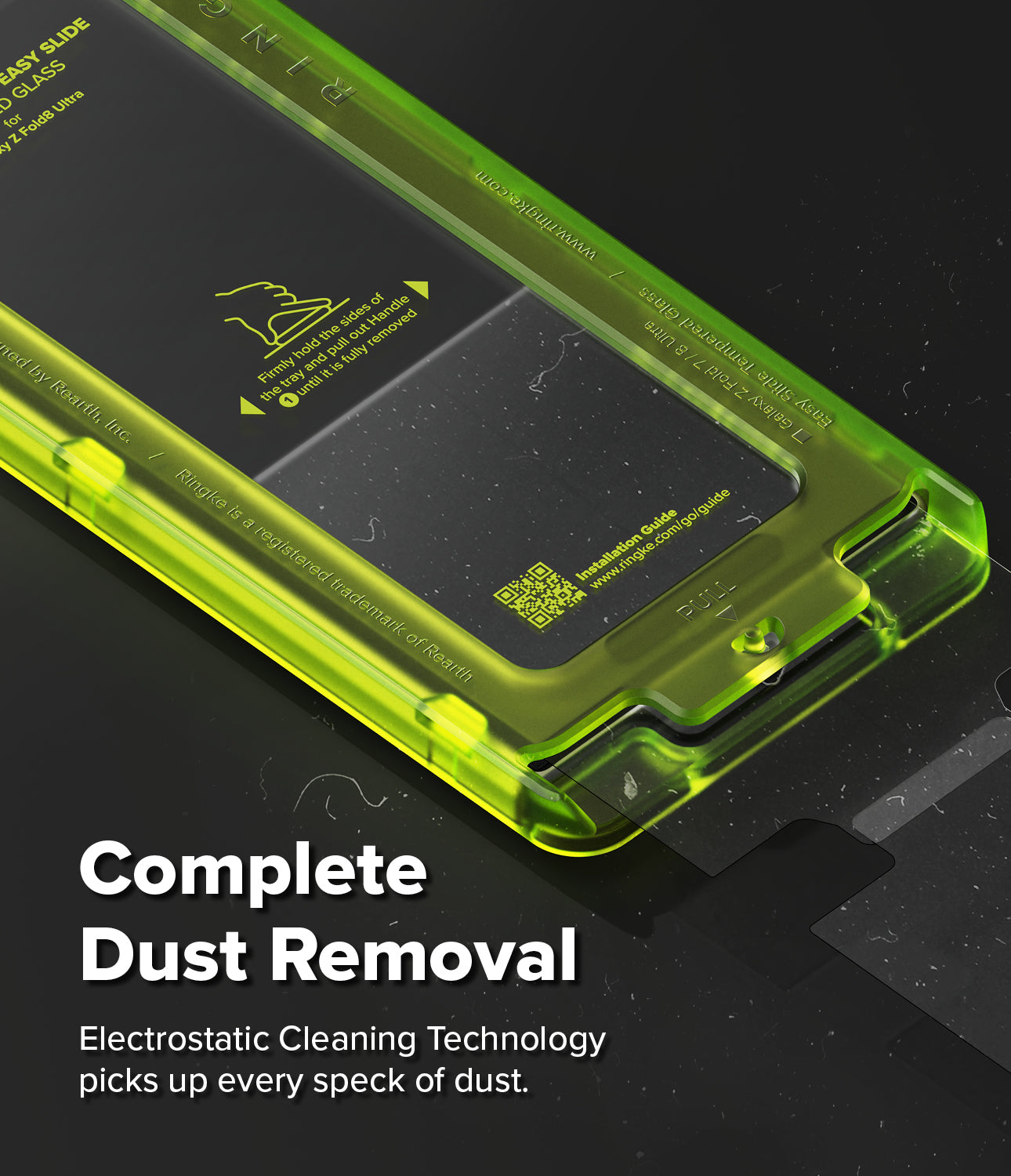 Ringke Easy Slide Cover Display Tempered Glass Screen Protector for Samsung Galaxy Z Fold 8 Ultra