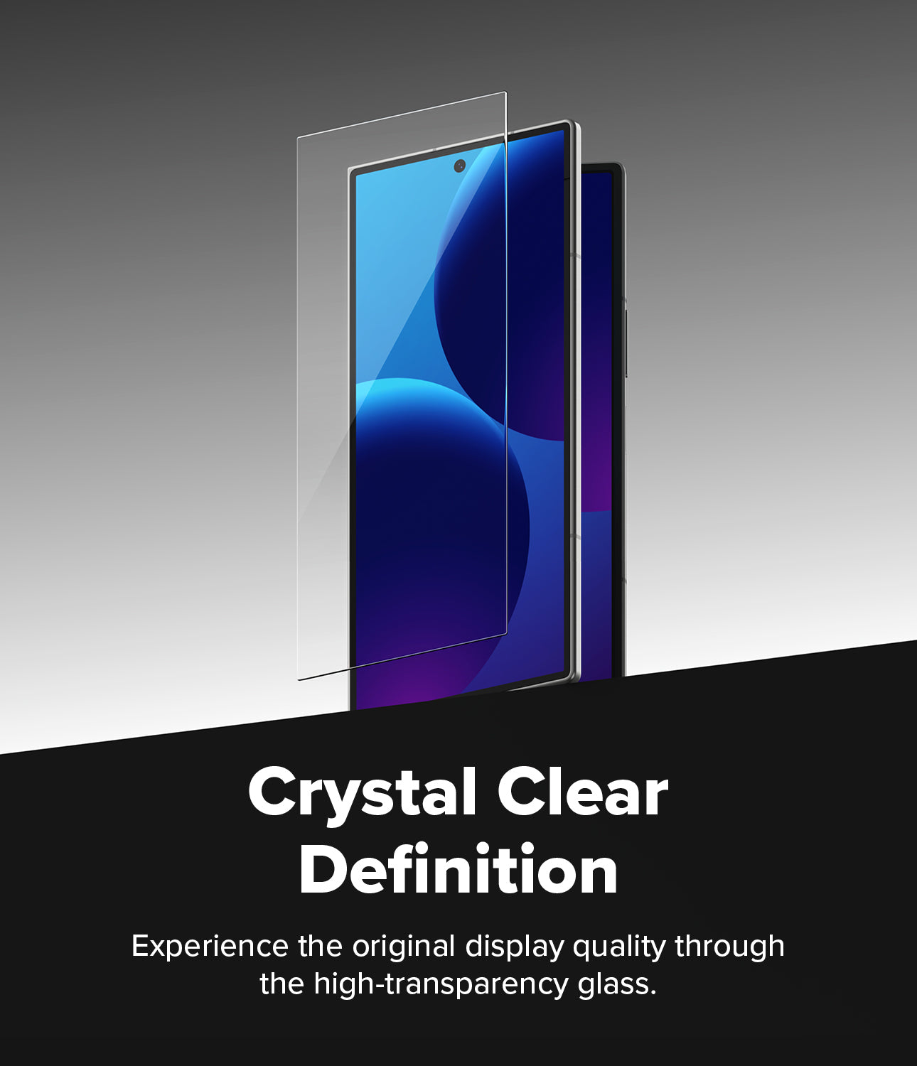 Ringke Easy Slide Cover Display Tempered Glass Screen Protector for Samsung Galaxy Z Fold 8 Ultra