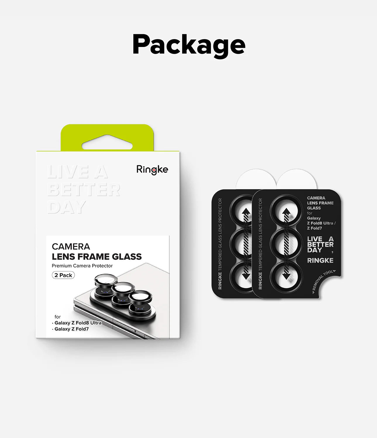 Ringke Camera Lens Frame Protector for Samsung Galaxy Z Fold 8 Ultra