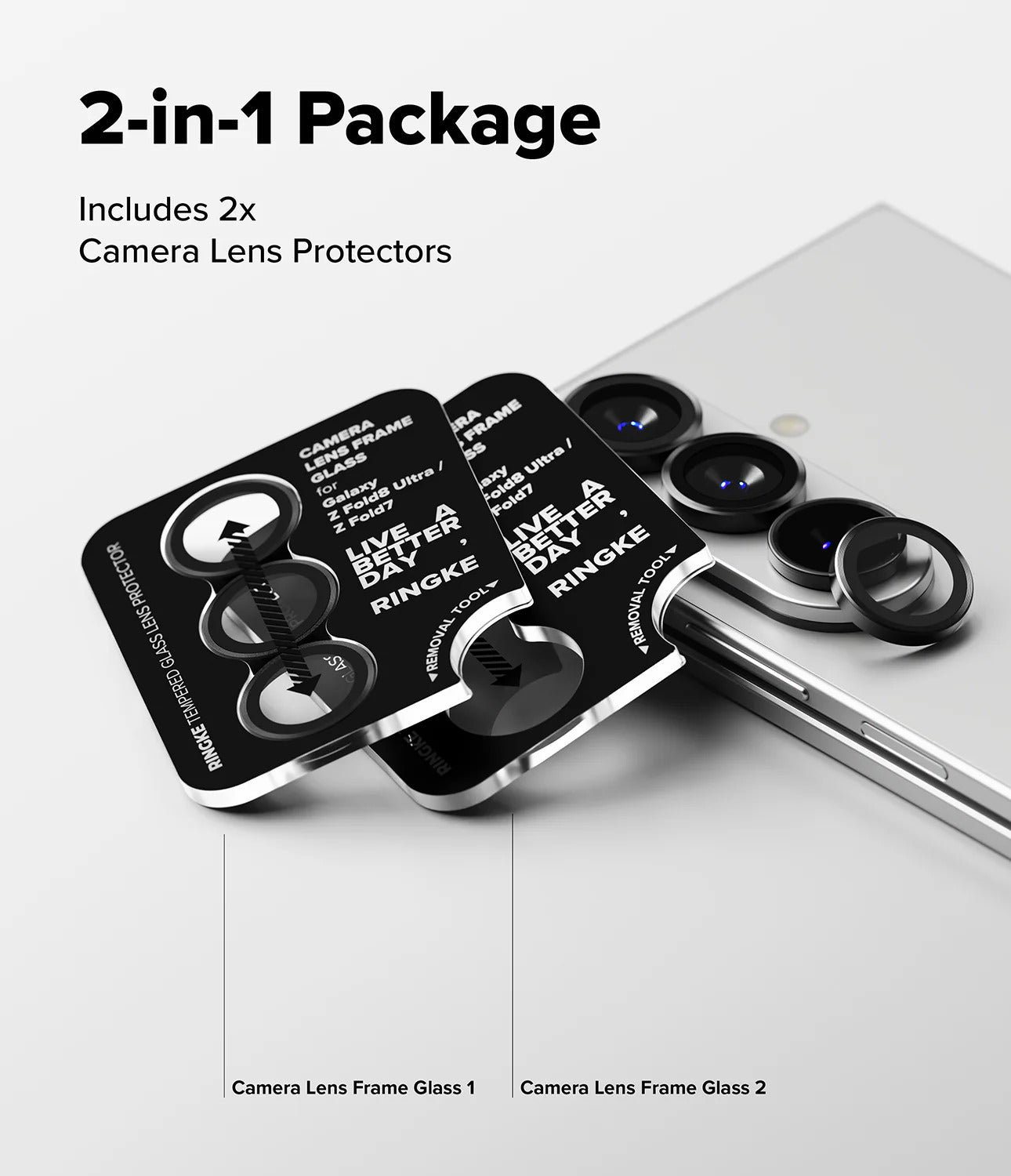 Ringke Camera Lens Frame Protector for Samsung Galaxy Z Fold 8 Ultra