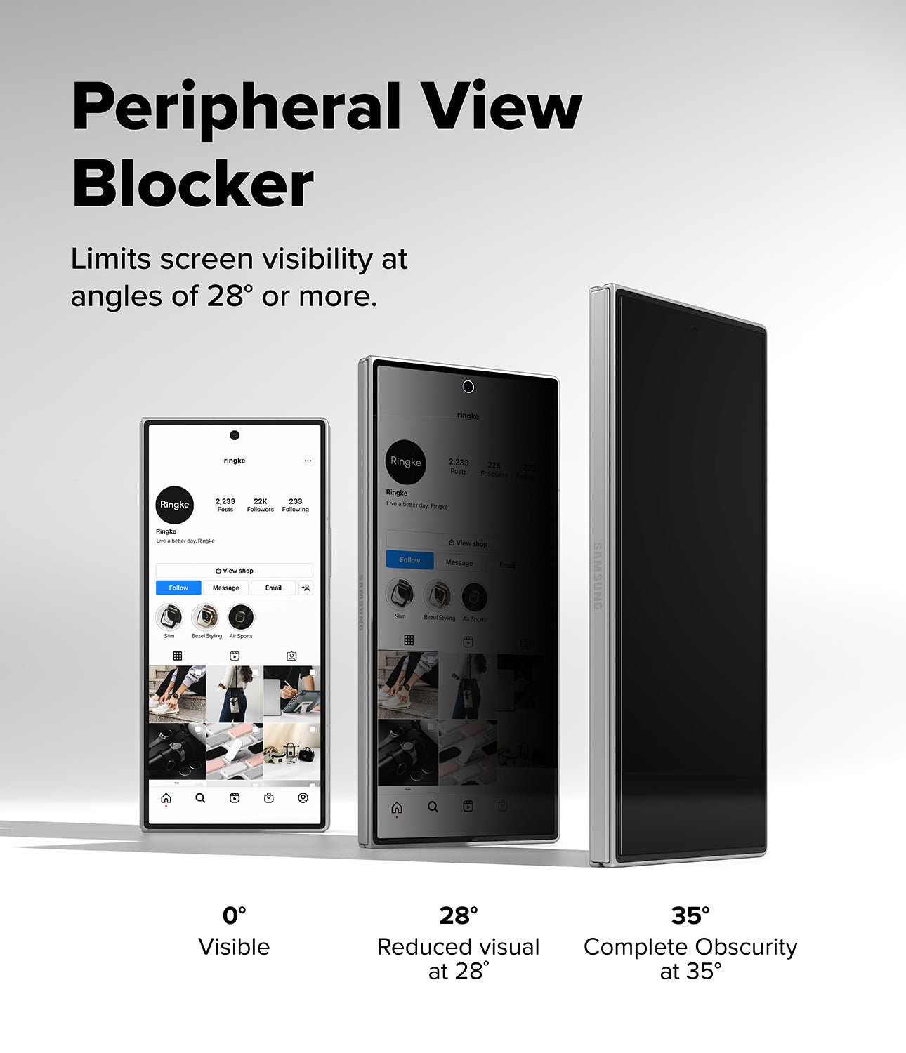 Ringke Privacy Easy Slide Cover Display Tempered Glass Screen Protector for Samsung Galaxy Z Fold 8 Ultra