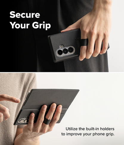 Ringke Folio Grip Wallet Magnetic Cover for Samsung Galaxy Z Fold 8 Ultra - Compatible for Magnetic Cases