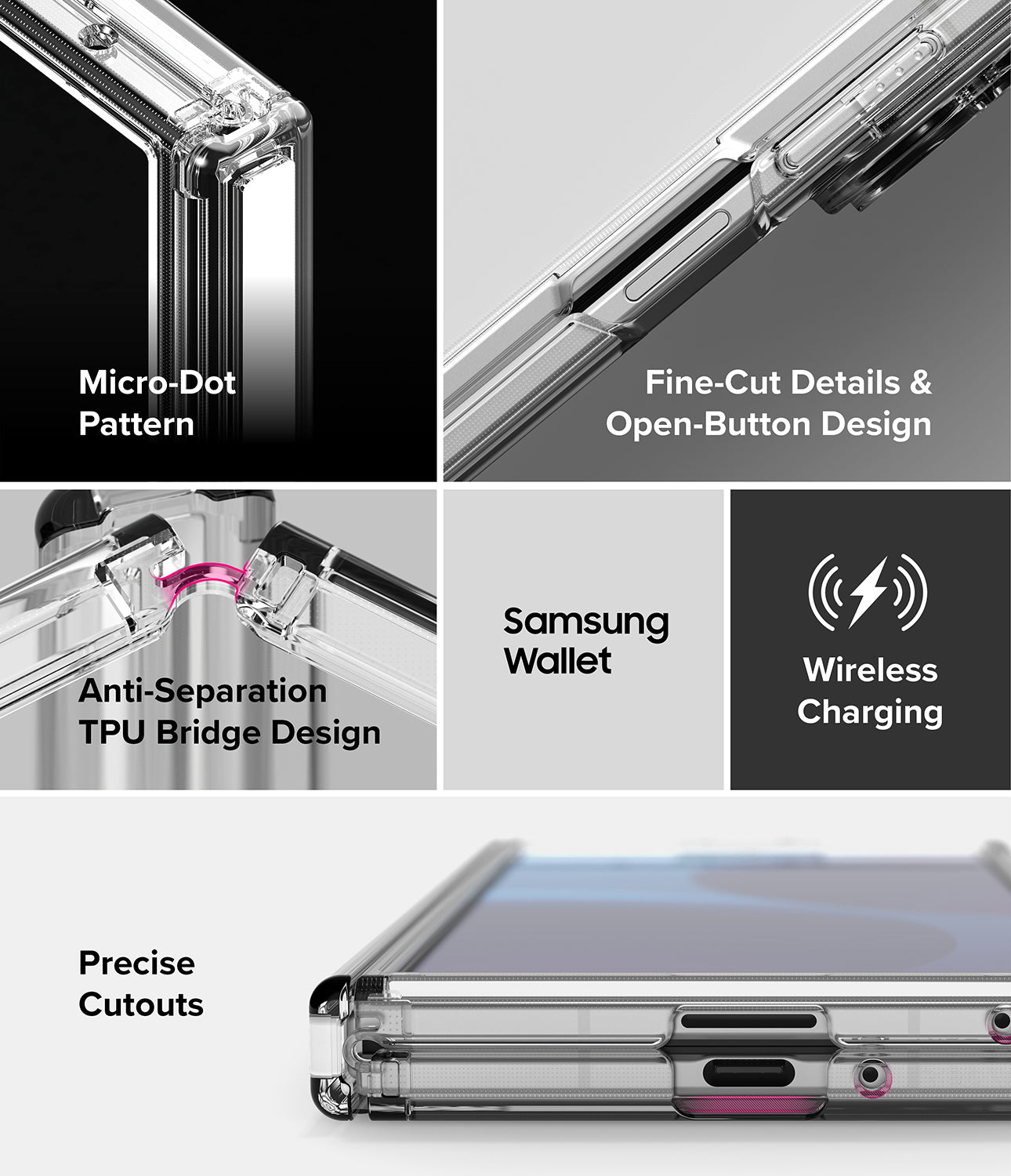 Ringke Fusion Flap Case for Samsung Galaxy Z Fold 8 Ultra