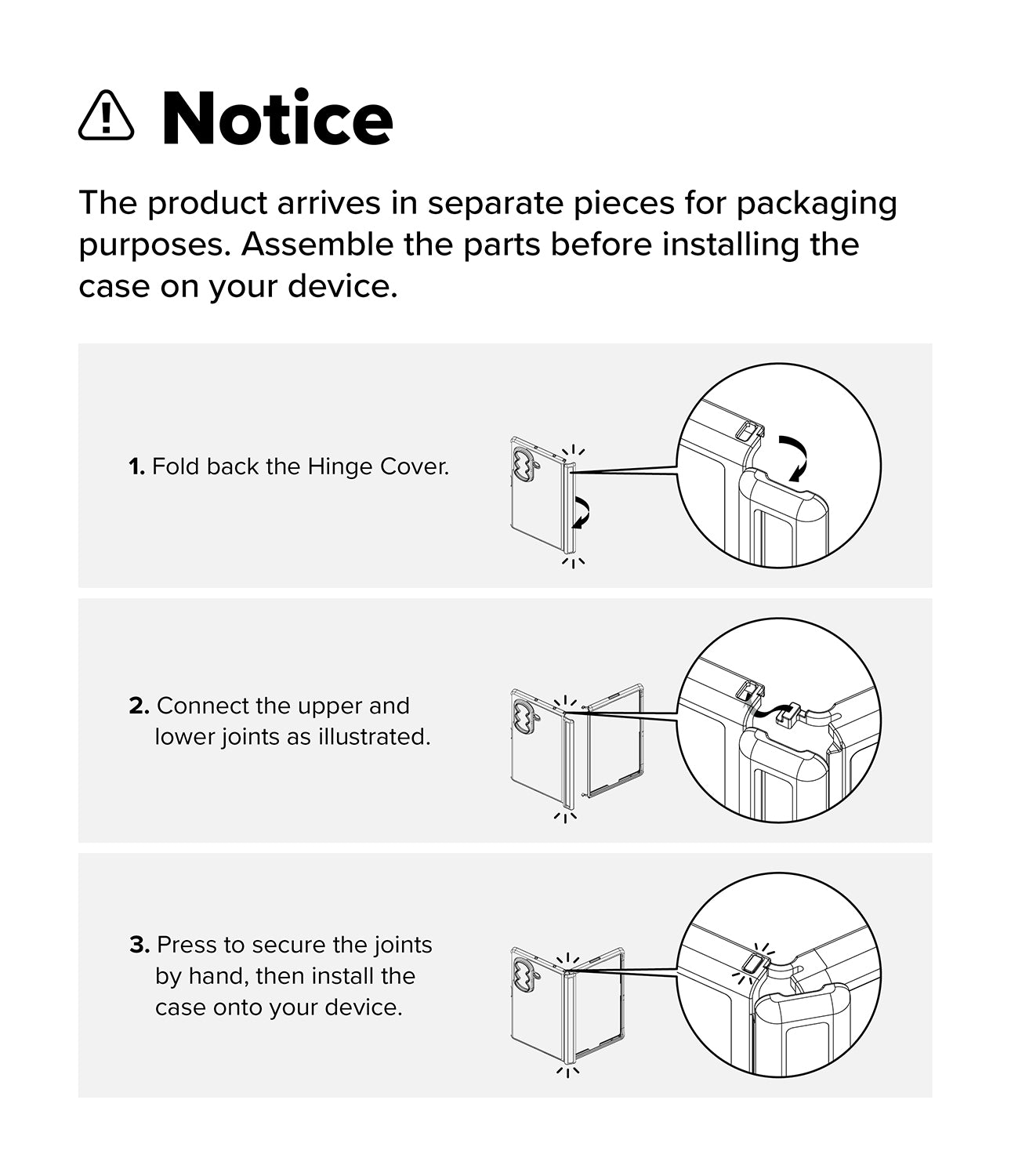 Ringke Fusion Flap Case for Samsung Galaxy Z Fold 8 Ultra