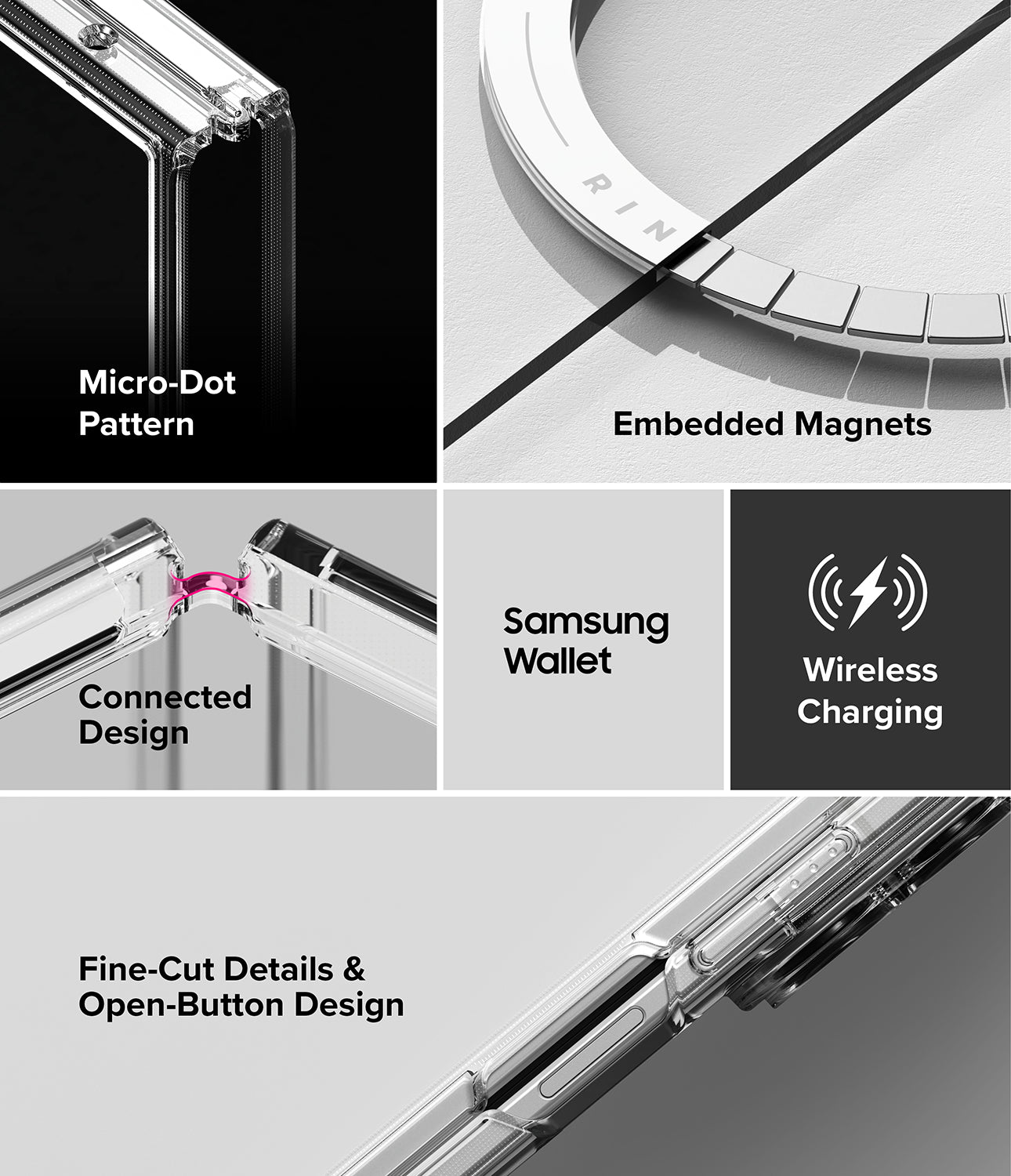 Ringke Fusion Magnetic Case for Samsung Galaxy Z Fold 8 Ultra