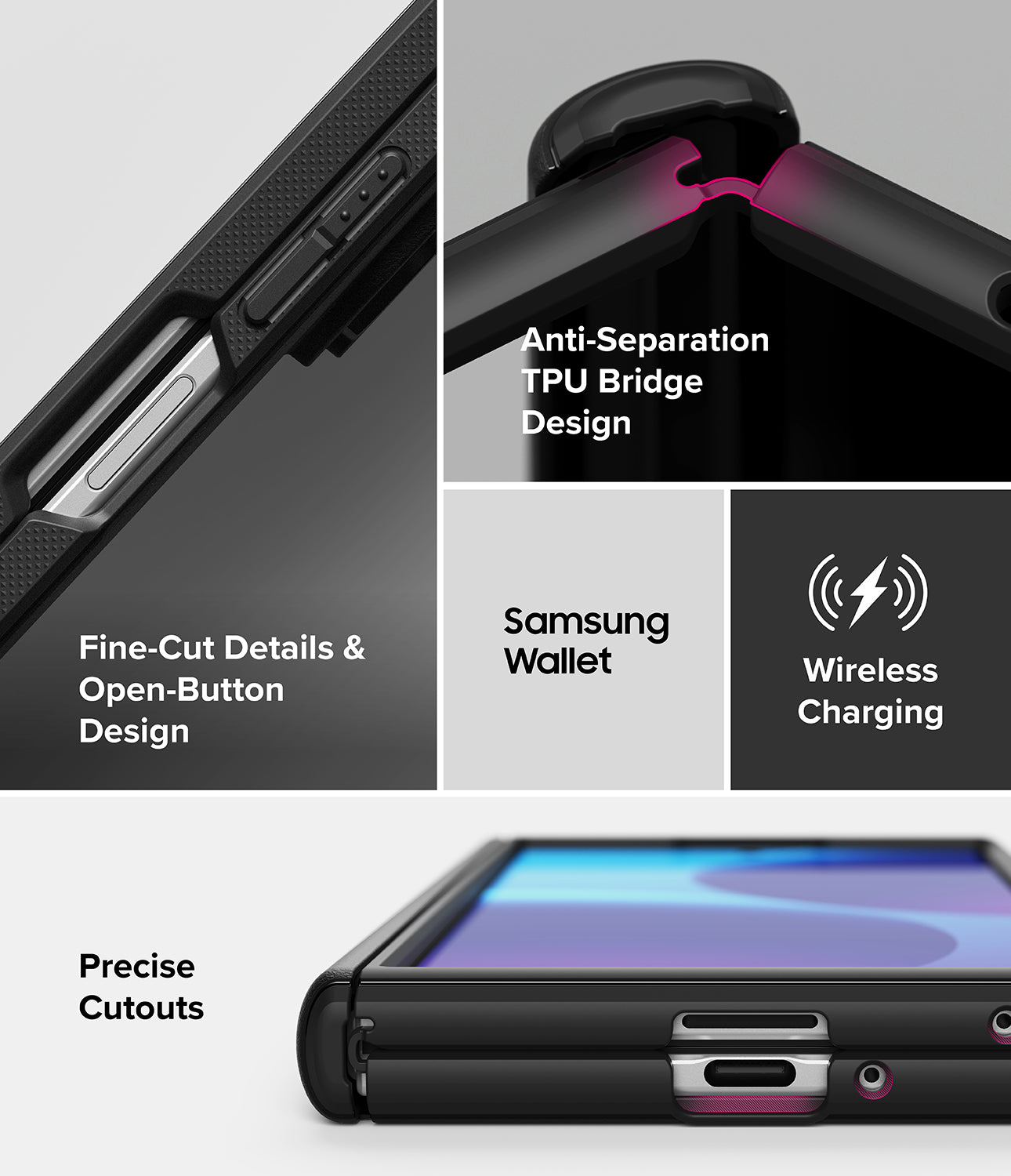 Ringke Onyx Flap Case for Samsung Galaxy Z Fold 8 Ultra