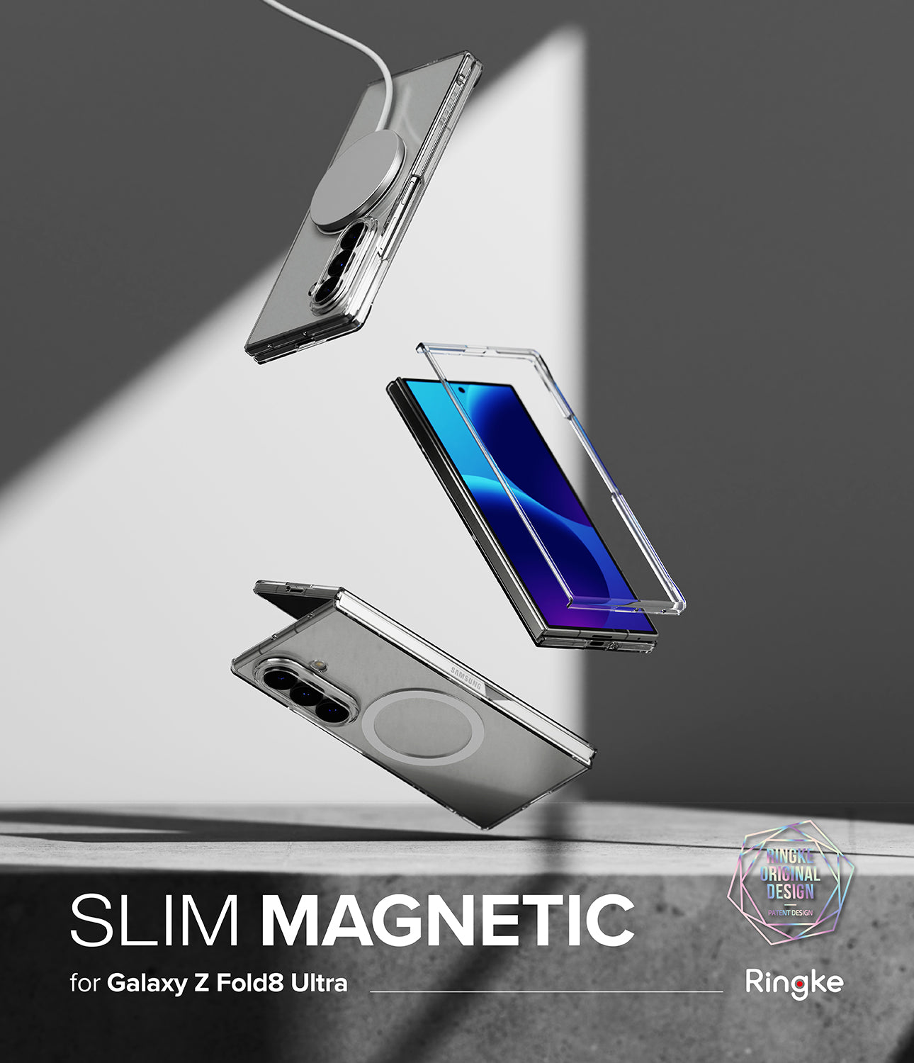 Ringke Slim Magnetic Case for Samsung Galaxy Z Fold 8 Ultra