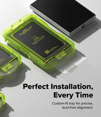 Ringke Easy Silde Cover Display Tempered Glass Screen Protector for Samsung Galaxy Z Fold 8