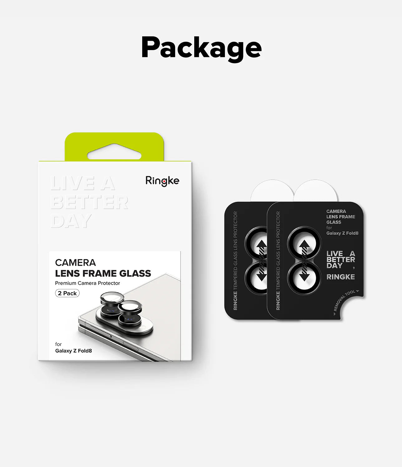Ringke Camera Lens Frame Protector for Samsung Galaxy Z Fold 8