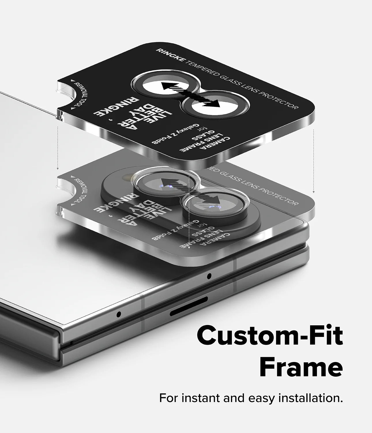 Ringke Camera Lens Frame Protector for Samsung Galaxy Z Fold 8
