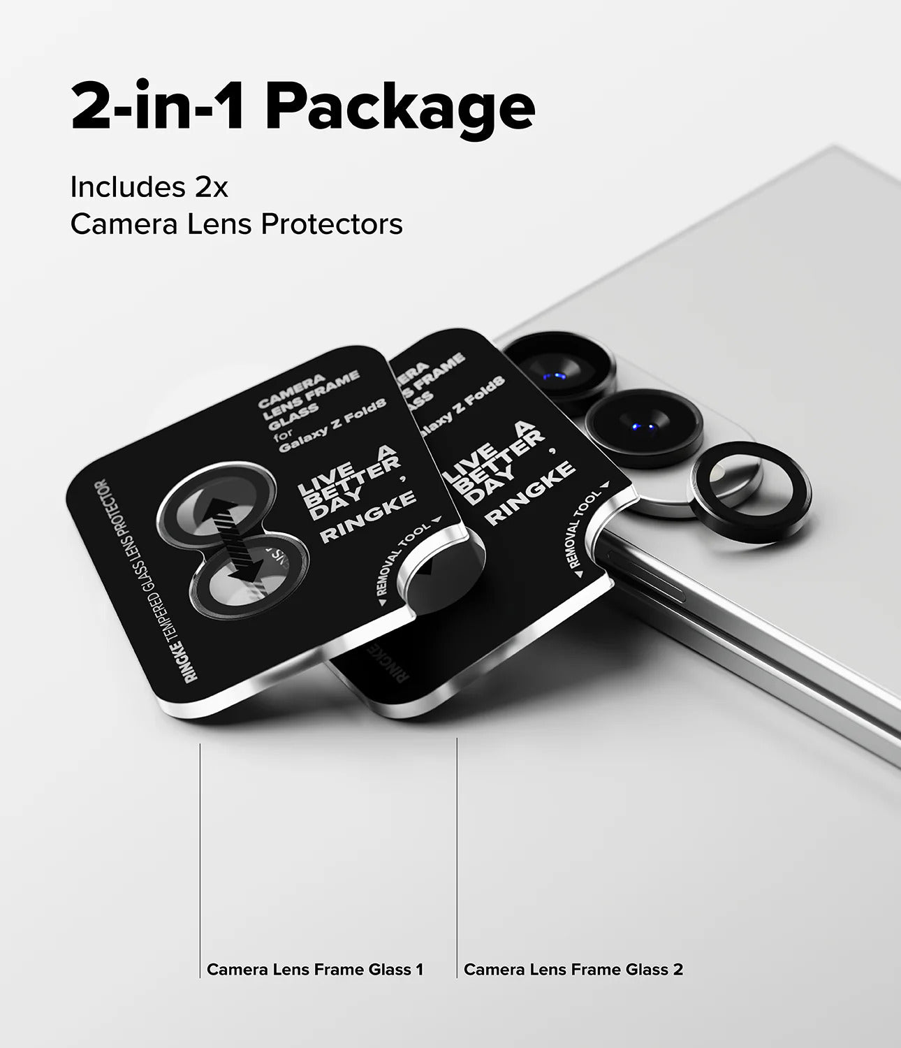 Ringke Camera Lens Frame Protector for Samsung Galaxy Z Fold 8