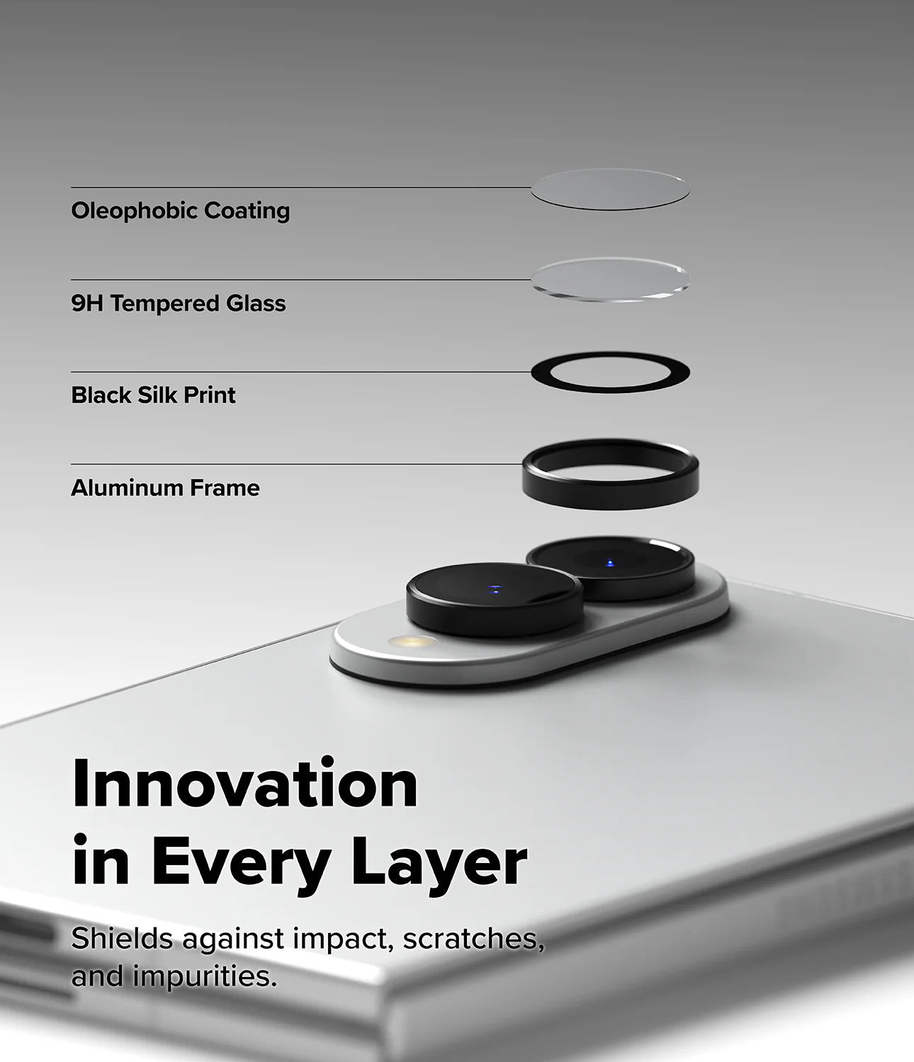 Ringke Camera Lens Frame Protector for Samsung Galaxy Z Fold 8