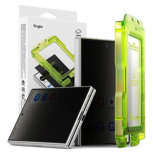 Ringke Privacy 360° Easy Silde Cover Display Tempered Glass Screen Protector for Samsung Galaxy Z Fold 8