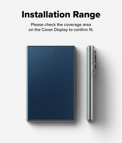 Ringke Privacy Easy Silde Cover Display Tempered Glass Screen Protector for Samsung Galaxy Z Fold 8