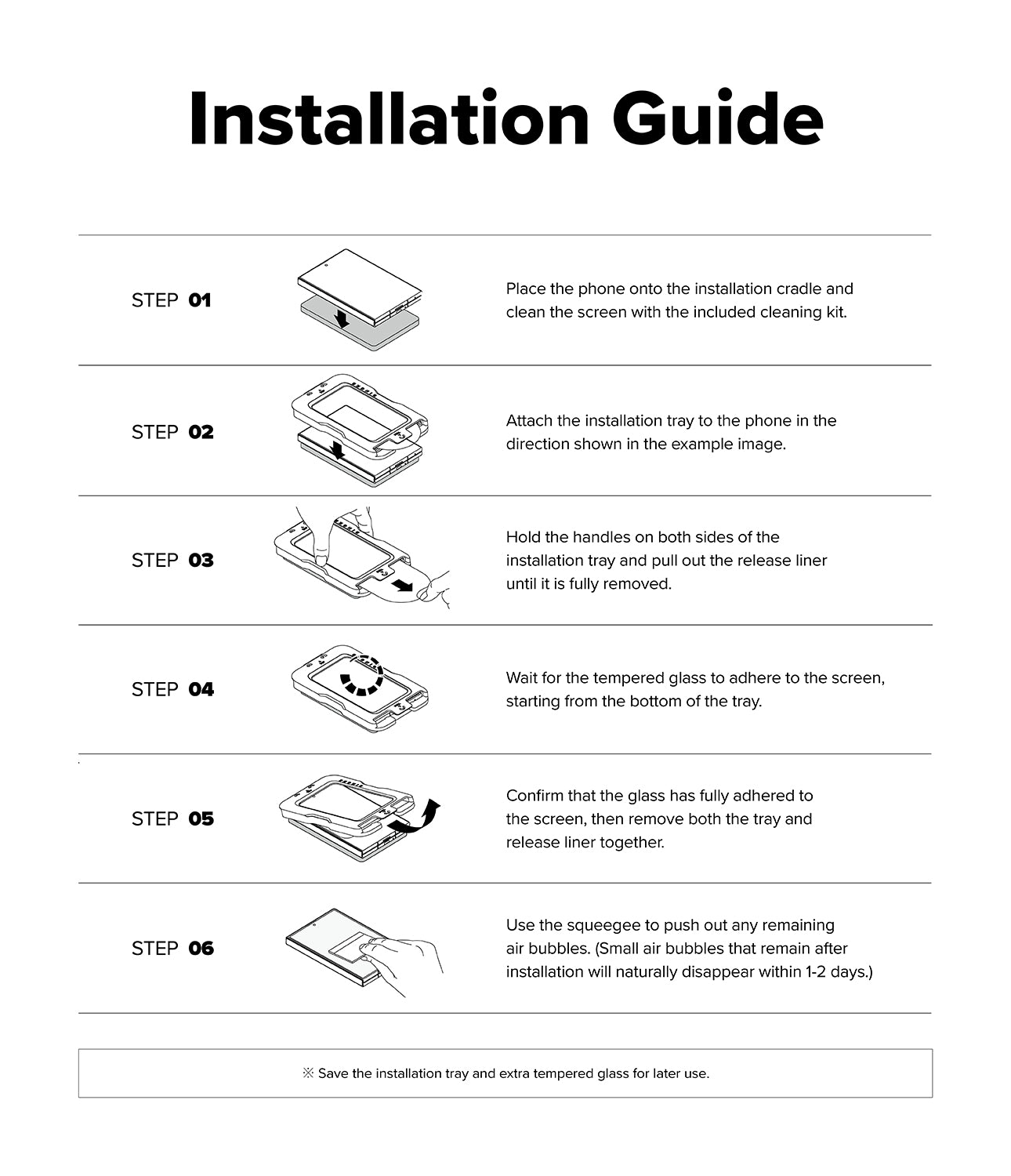 Ringke Privacy Easy Silde Cover Display Tempered Glass Screen Protector for Samsung Galaxy Z Fold 8