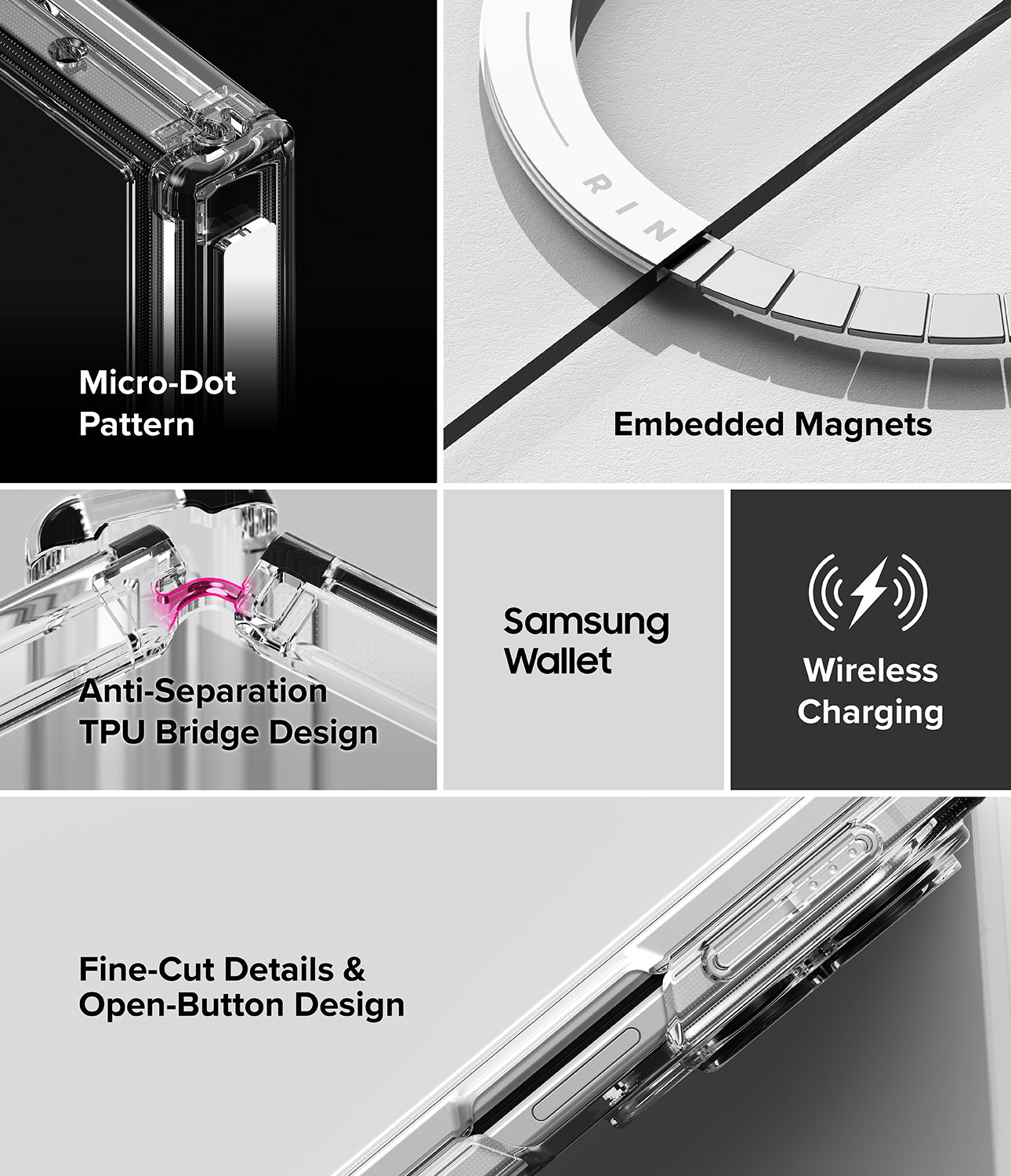 Ringke Fusion Flap Magnetic Case for Samsung Galaxy Z Fold 8