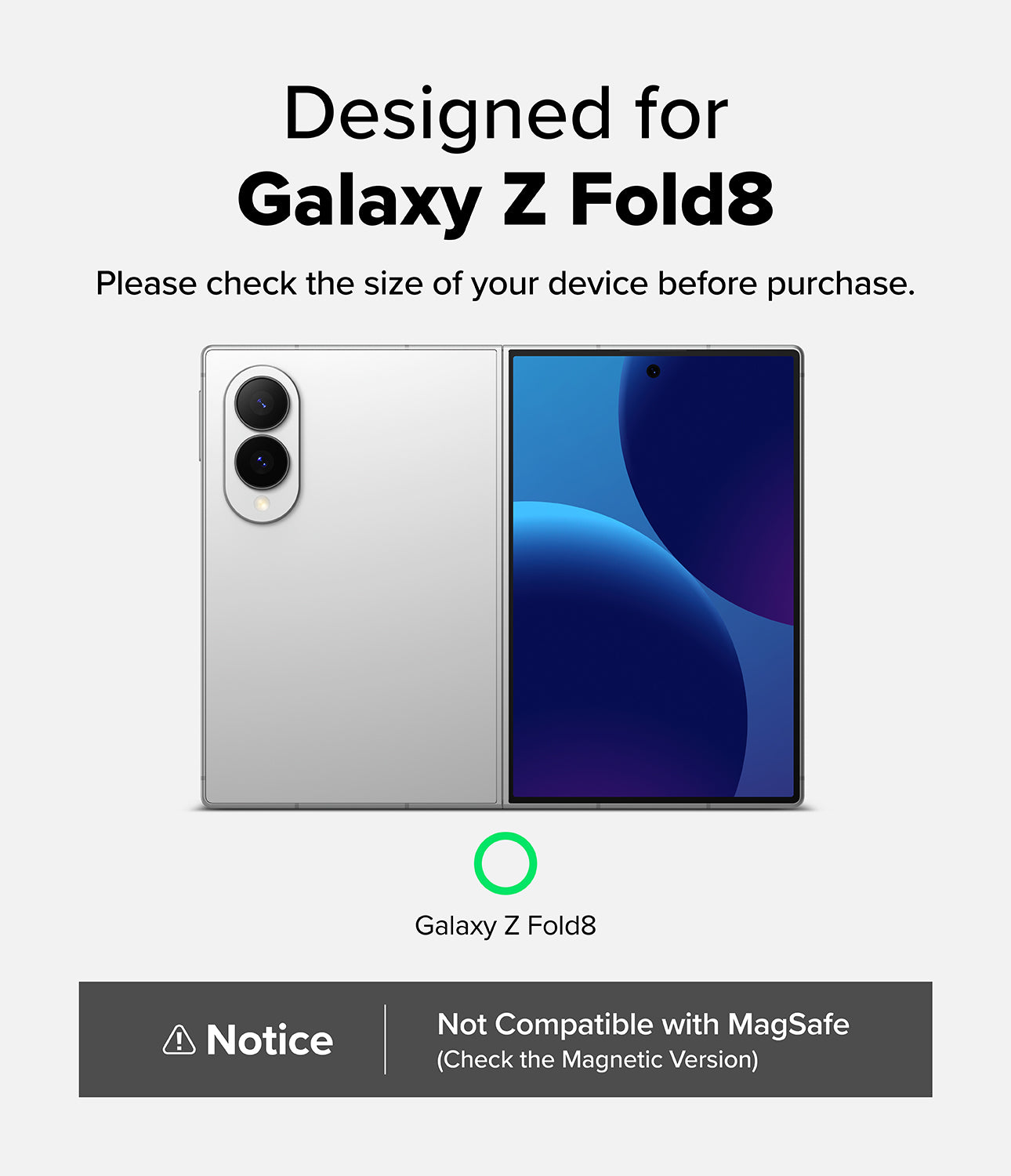 Ringke Fusion Flap Case for Samsung Galaxy Z Fold 8