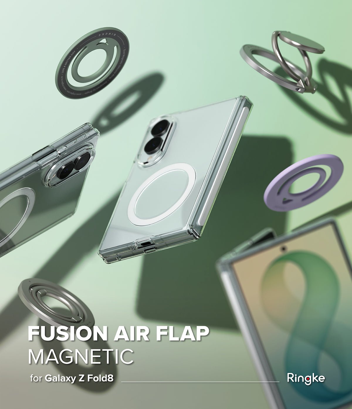 Ringke Fusion Air Flap Magnetic Case for Samsung Galaxy Z Fold 8