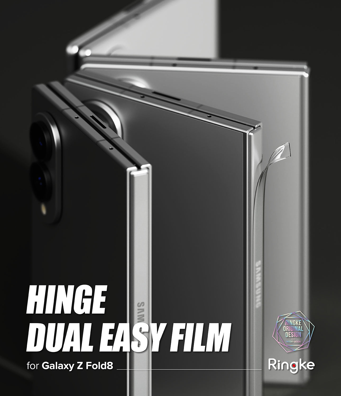 Ringke Hinge Dual Easy Pro Film Protector for Samsung Galaxy Z Fold 8