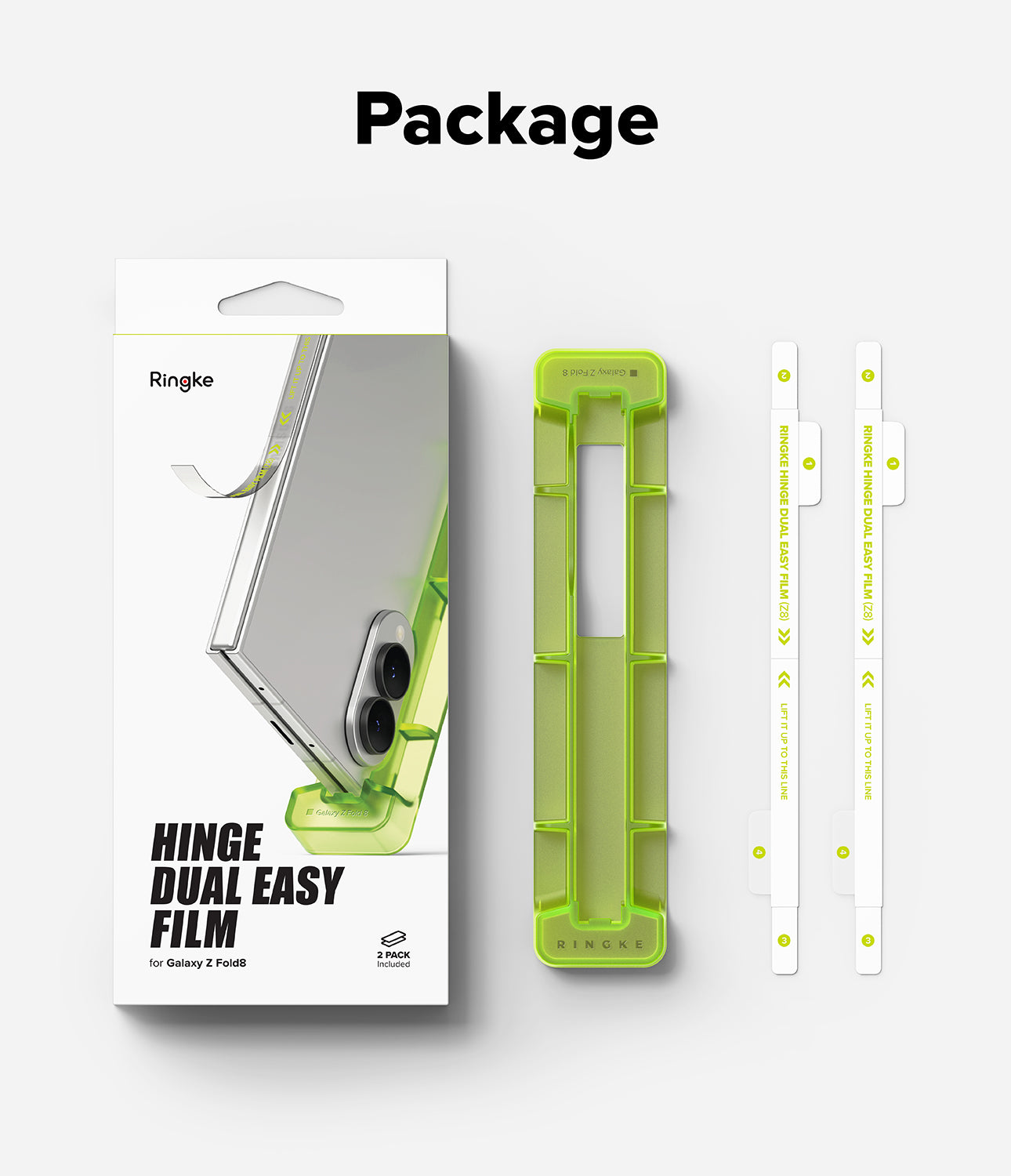 Ringke Hinge Dual Easy Pro Film Protector for Samsung Galaxy Z Fold 8