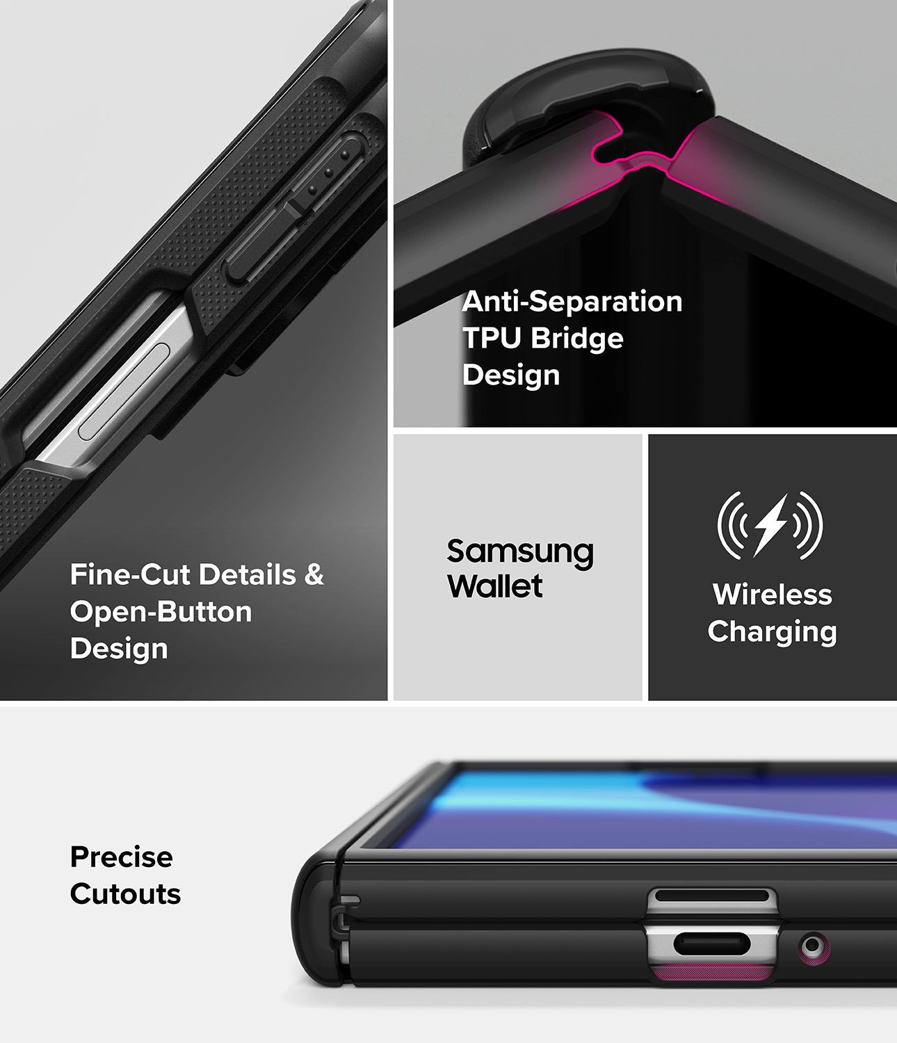 Ringke Onyx Flap Case for Samsung Galaxy Z Fold 8
